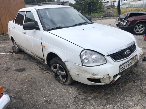 Лада приора после ДТП